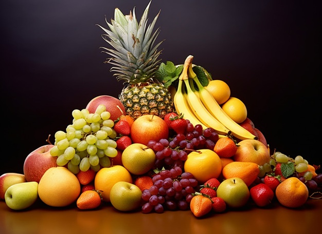 fruit on a basket